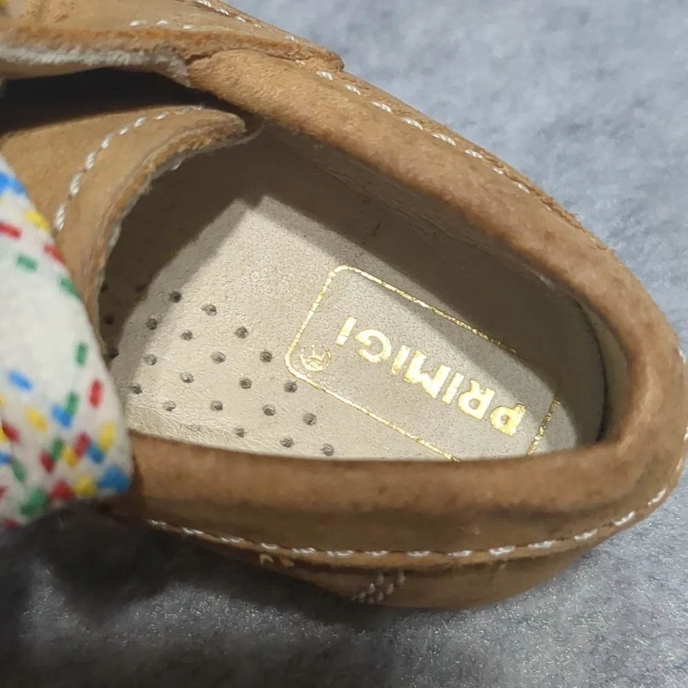 Primigi Toddler Leather Toddler Moccasins Shoes Size EU 18 US3 NWOT